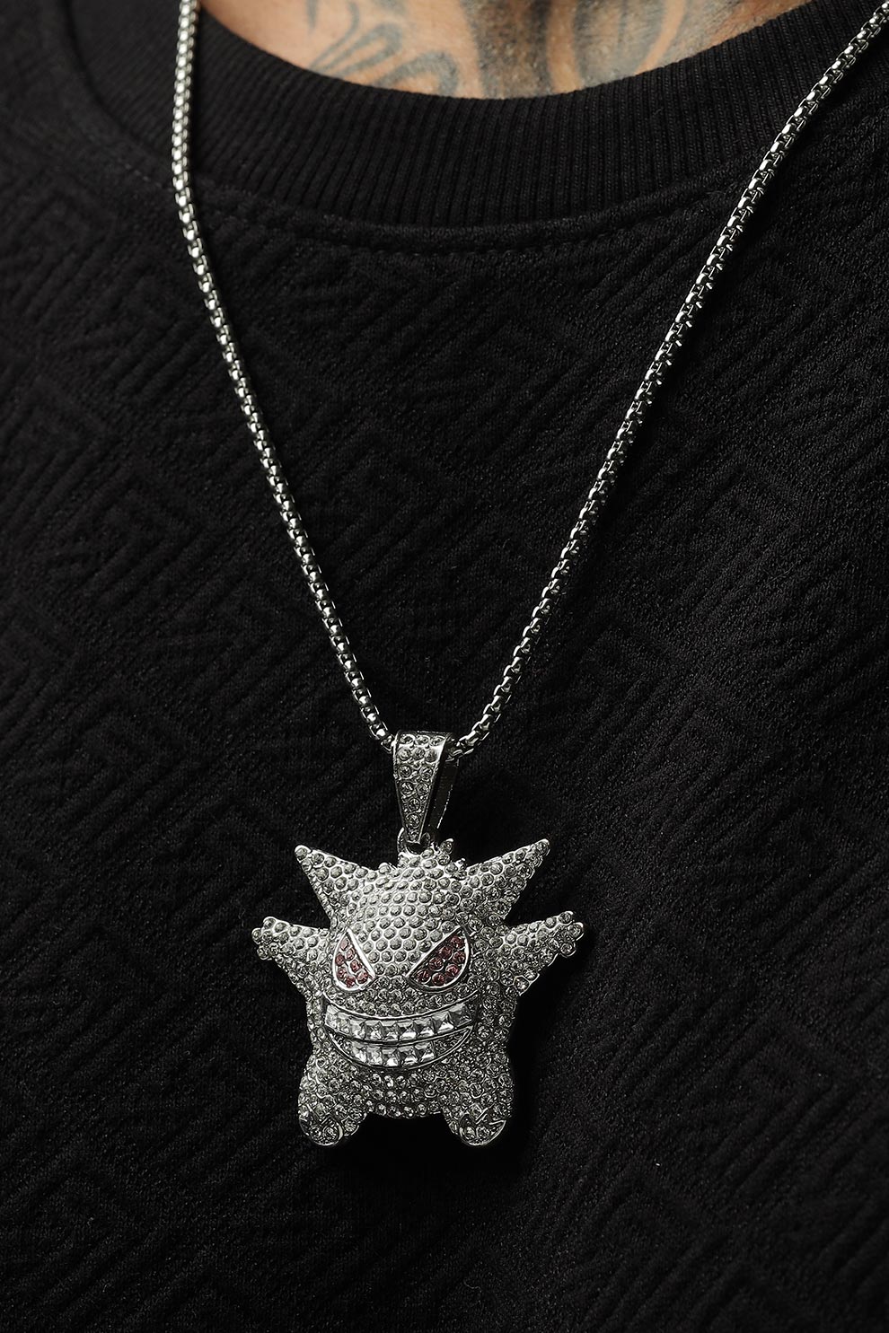 Baby Monster Iced Pendant With Chain