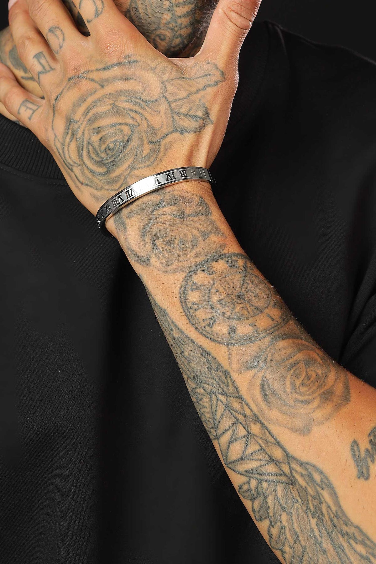 Ring Bracelet Silver - Adjustable