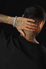 Cluster Iced Out Tennis Bracelets- 12mm
