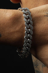 Cuban Link Iced Out Bracelet - 10mm