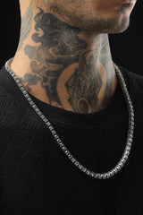 Tennis Chain-4mm-silver White